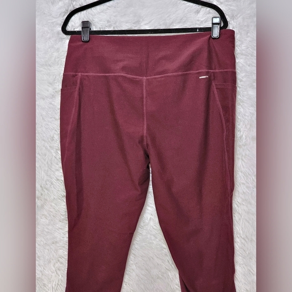 Mondetta Deep Burgundy Leggings With Pockets Xxl - Picture 13 of 16